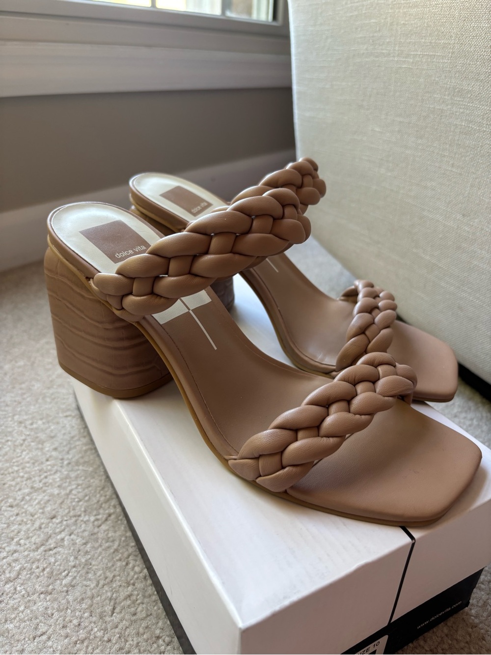 Dolce Vita Braided Strap Heel Sandals- Excellent Condition!